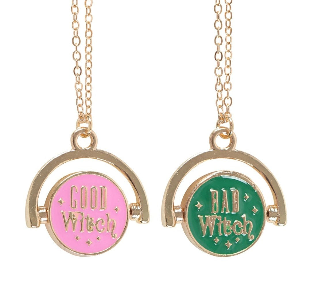 Which Witch are you Spinning Necklace
