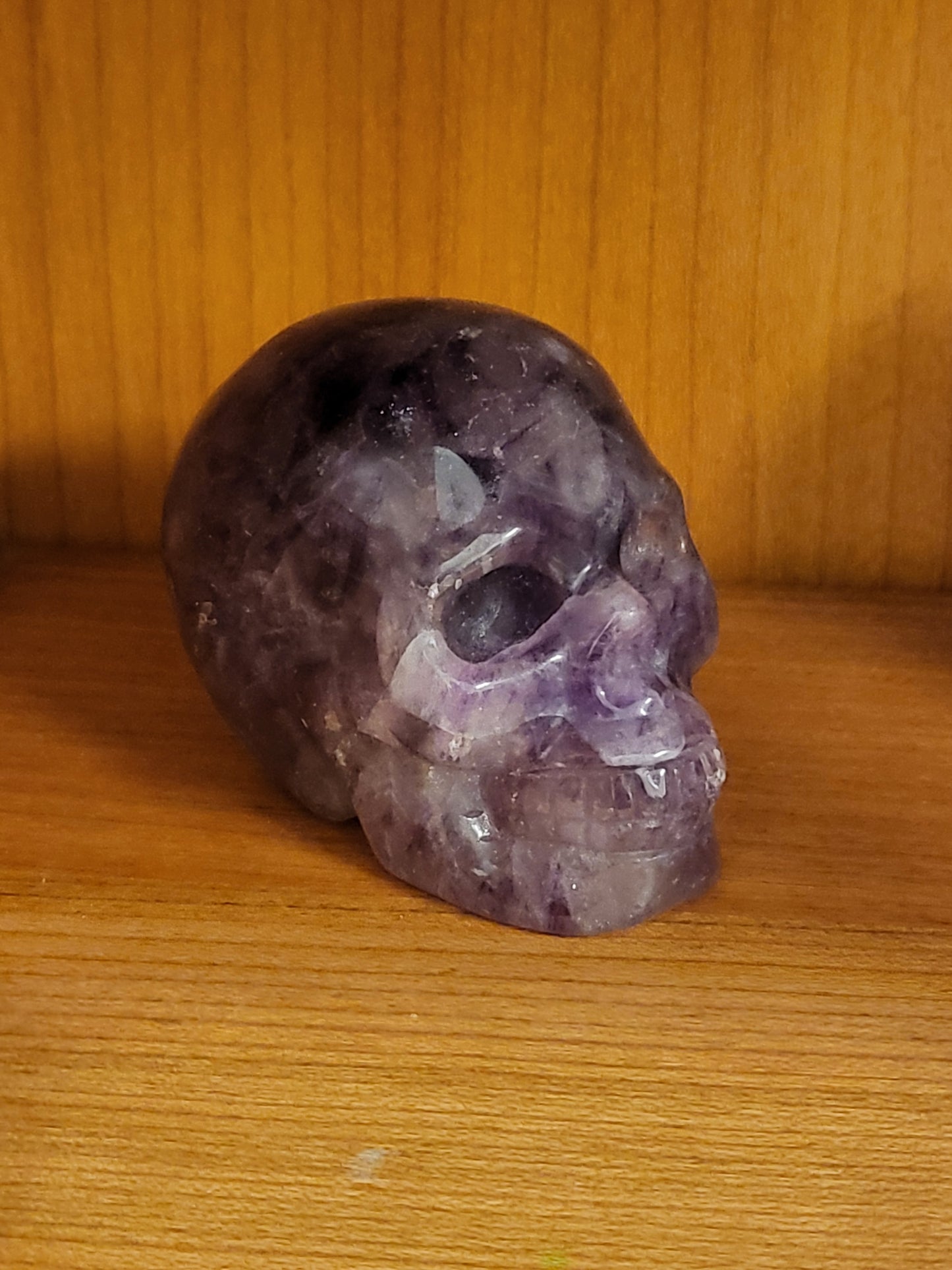 Amethyst Crystal Skull
