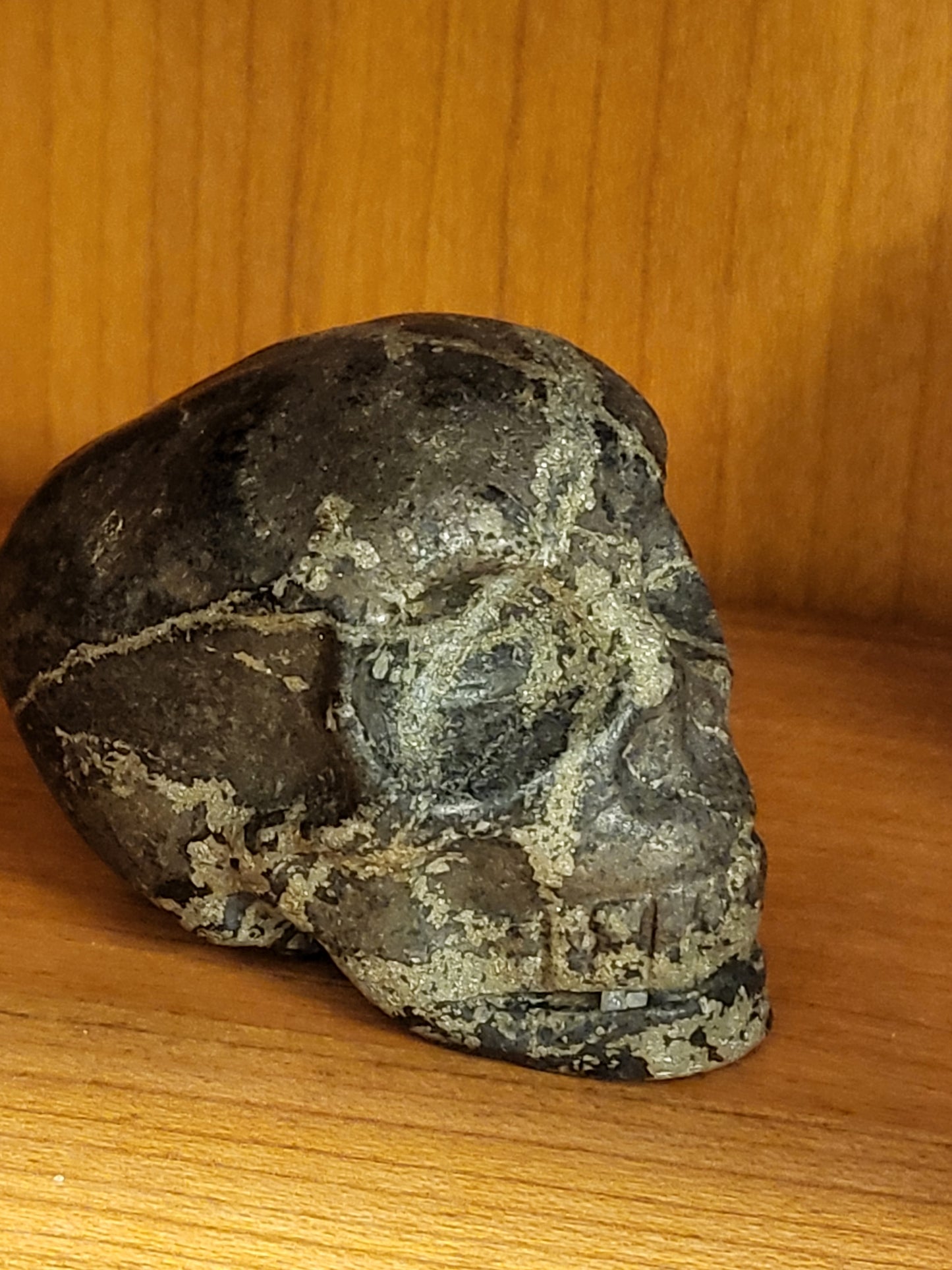 Pyrite Crystal Skull
