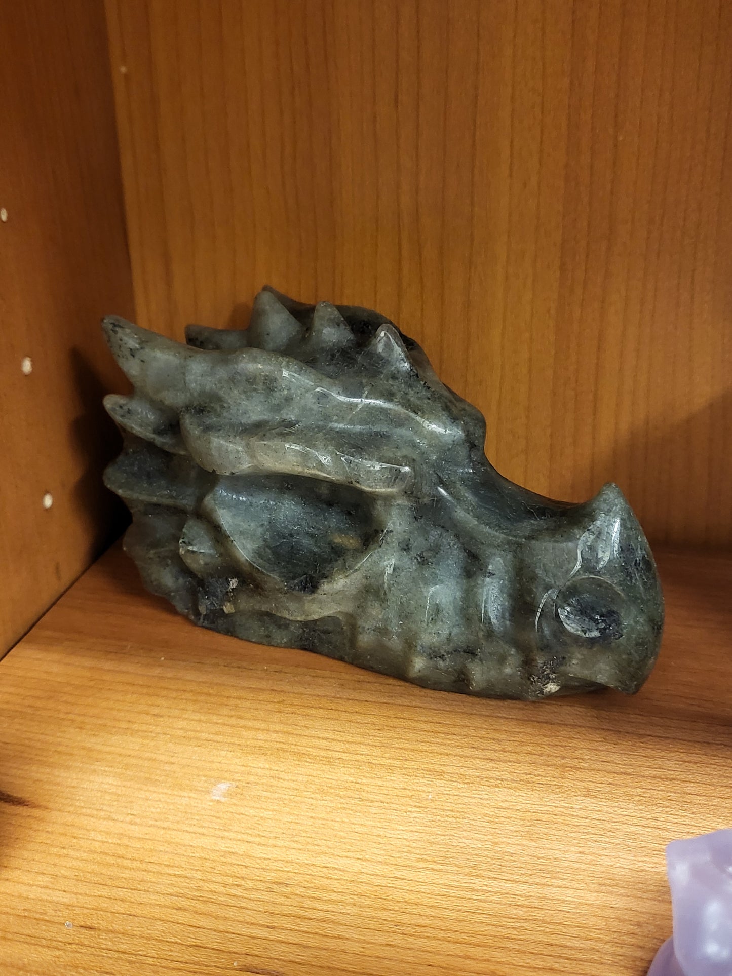 Labradorite Dragon Head