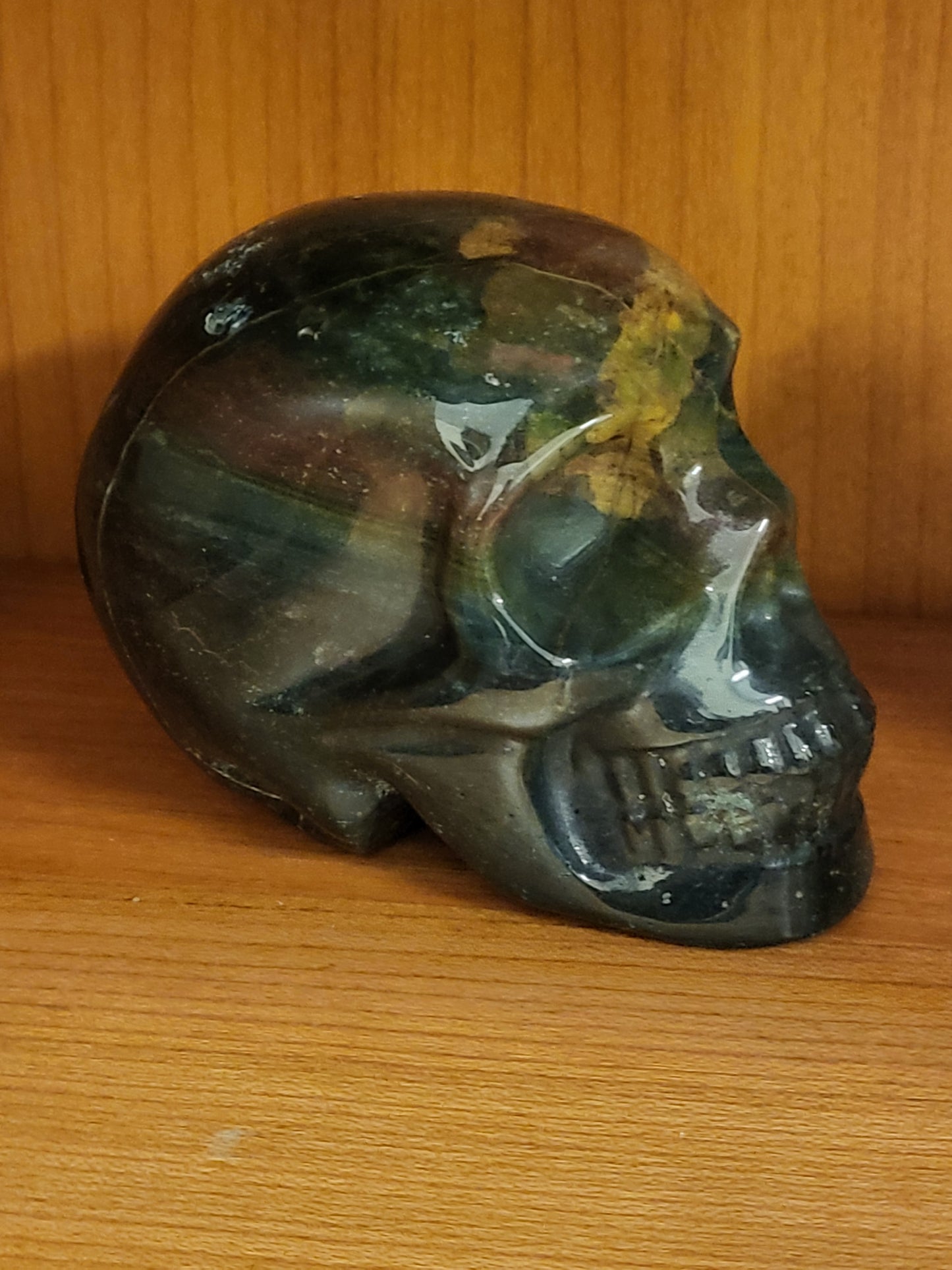 Ocean Jasper Crystal Skull