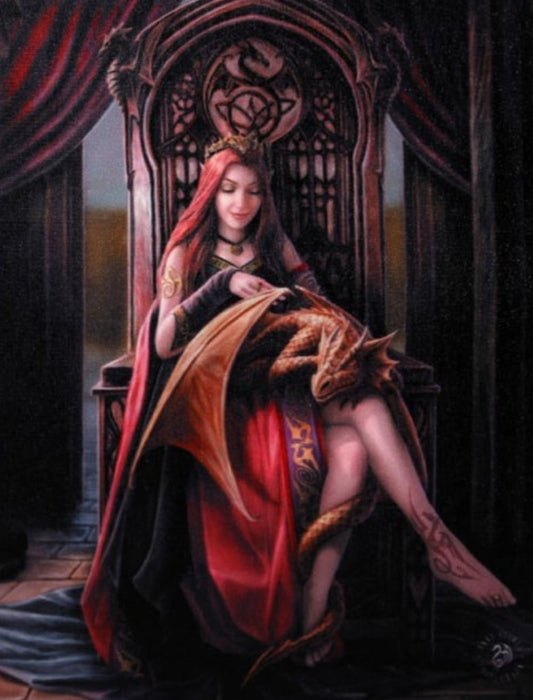 Friends Forever Canvas Plaque - Anne Stokes.