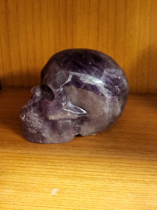 Amethyst Crystal Skull