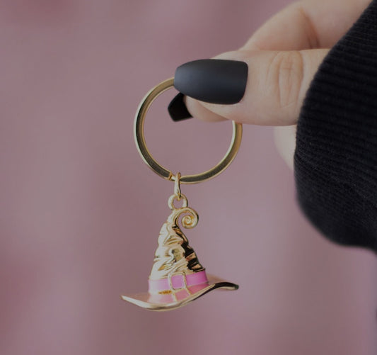 Good Witch Hat Keyring