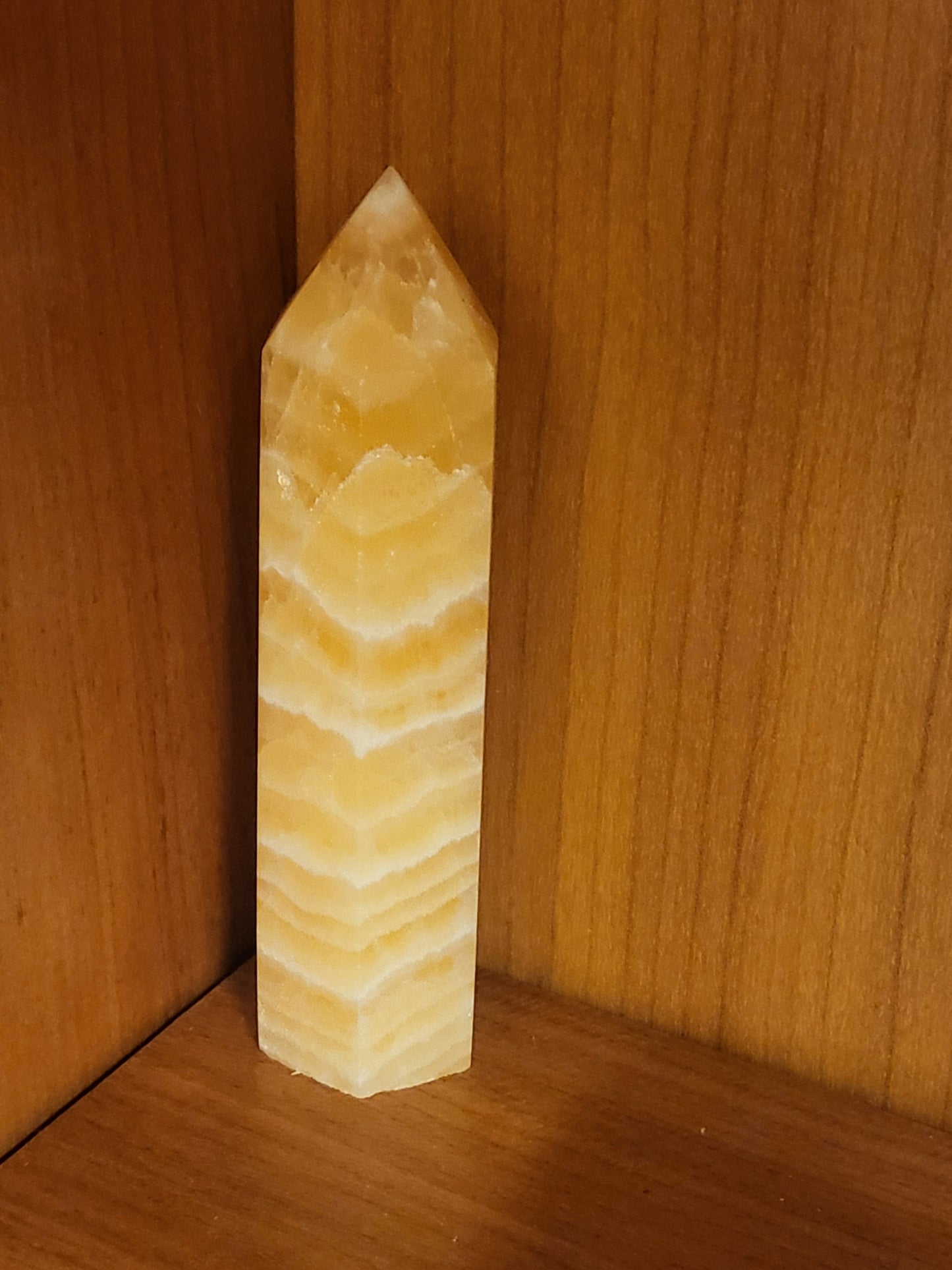 Yellow Banded Calcite Tower