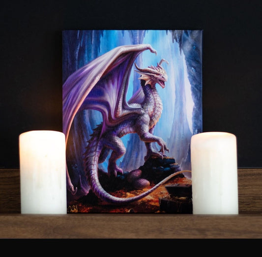 Treasure Trove Canvas Plaque - Anne Stokes