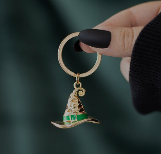 Bad Witch Hat Keyring