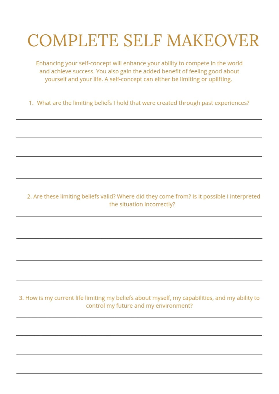 Self Love Planner
