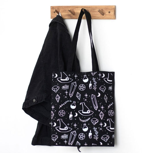 Crystal Witch Tote Bag