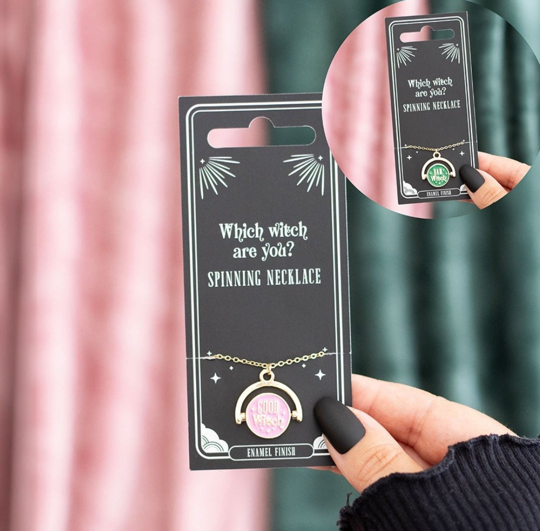 Which Witch are you Spinning Necklace