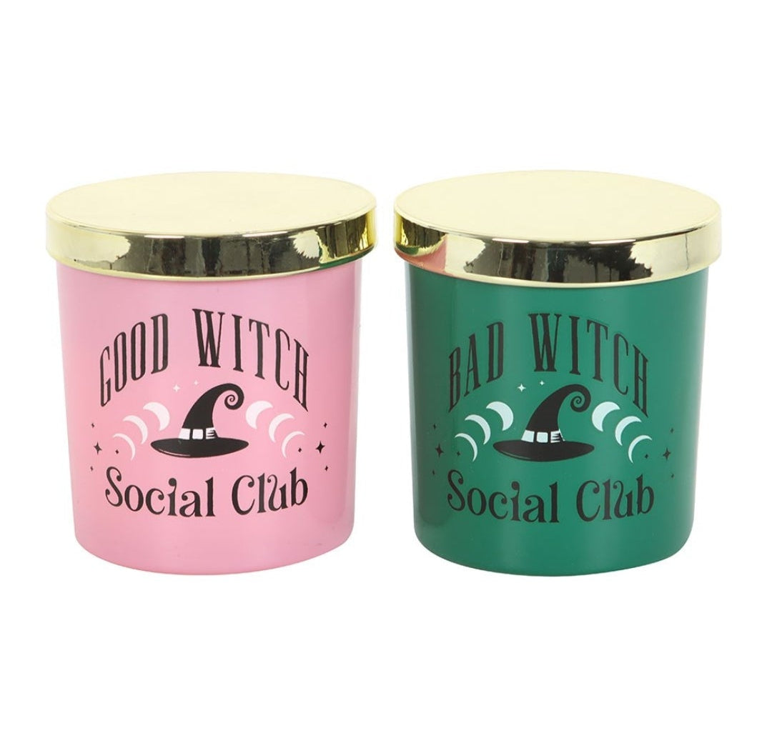 Good Witch/Bad Witch Candle Set