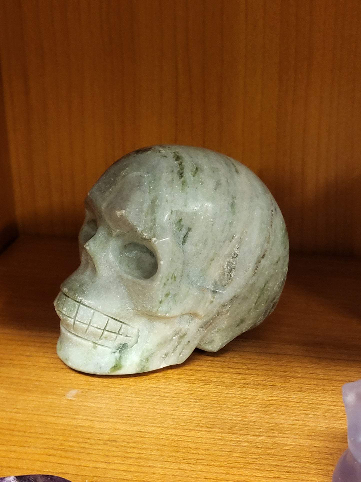 Serpentine Crystal Skull