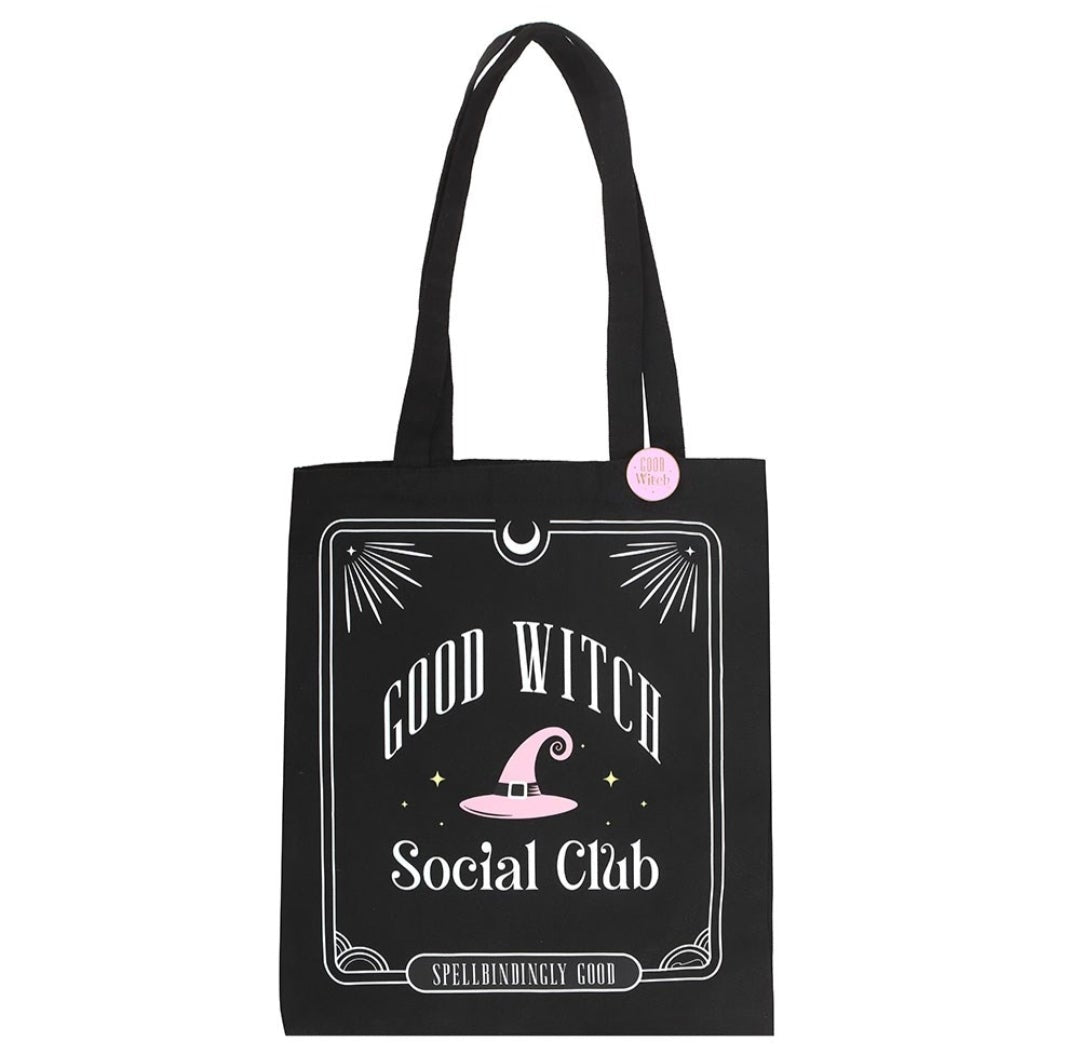 Good Witch Social Club Tote Bag