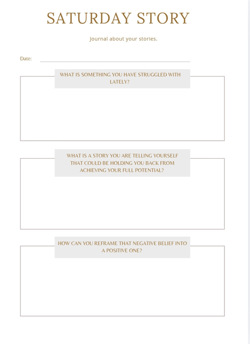 Journaling Planner
