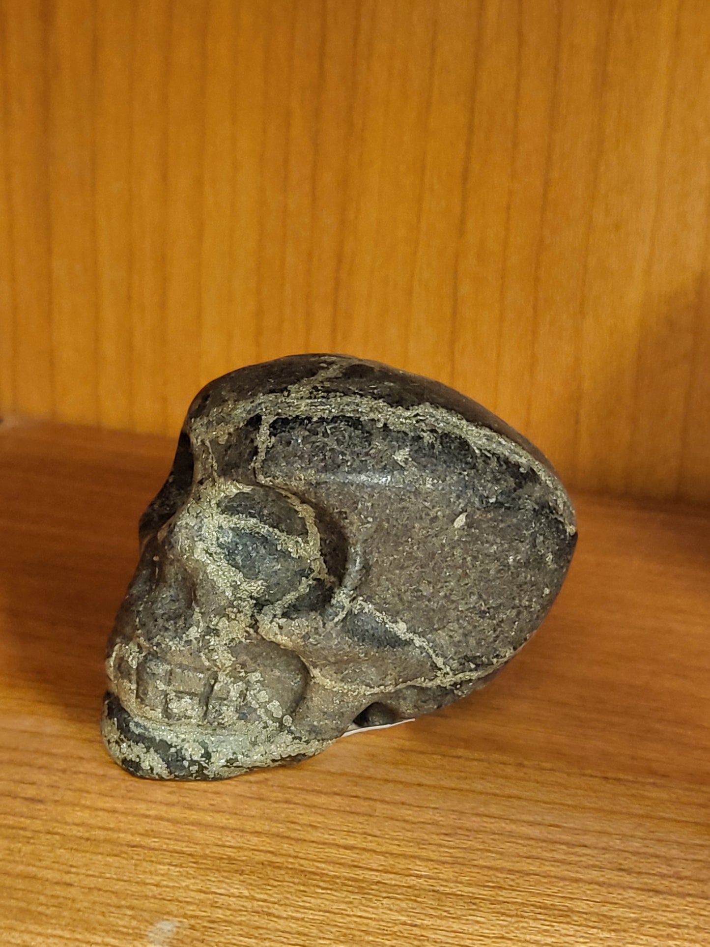 Pyrite Crystal Skull