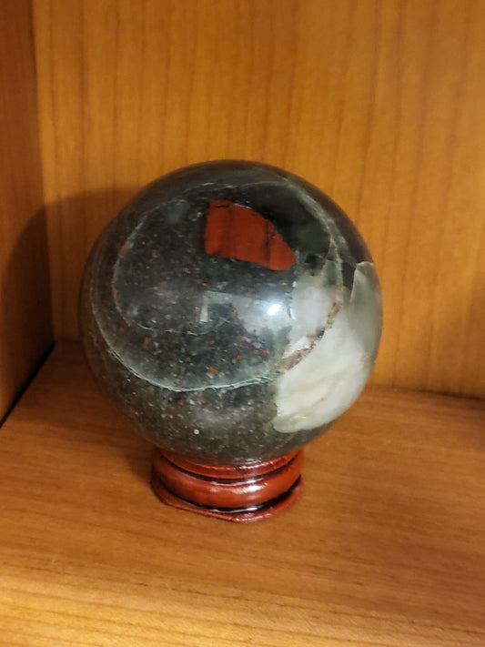 African Bloodstone Sphere