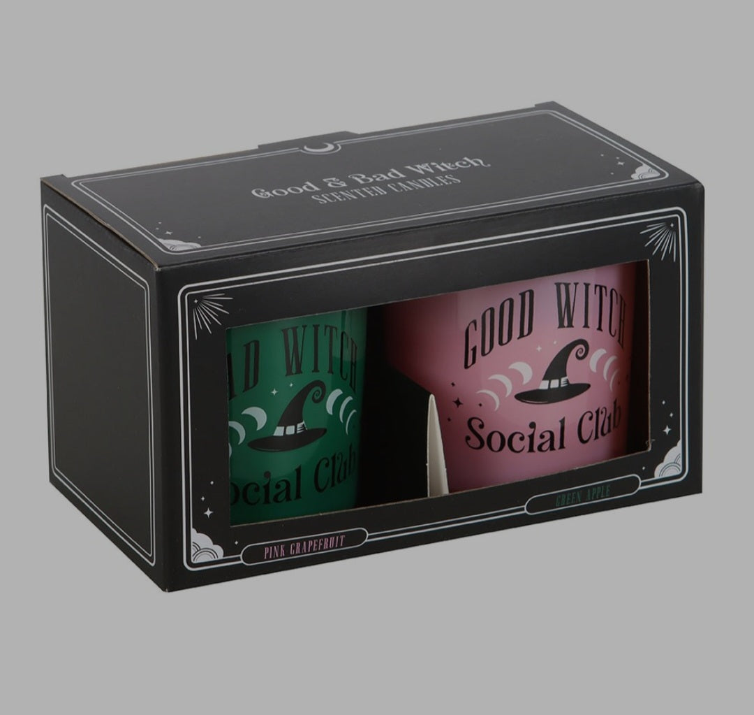 Good Witch/Bad Witch Candle Set