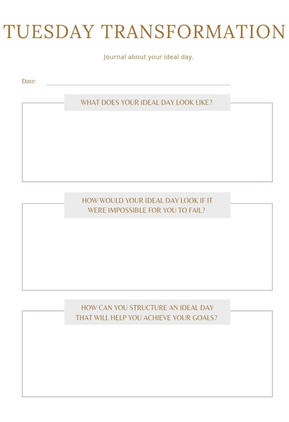 Journaling Planner